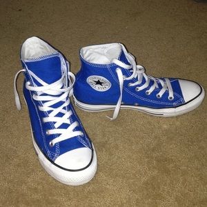 Royal blue converse