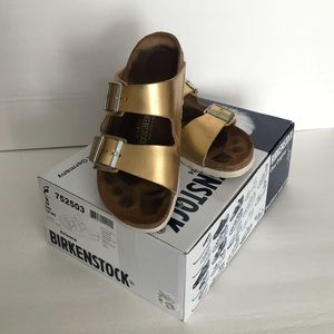 Birkenstock for Jcrew Arizona size 39 GOLD