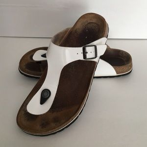 Birkenstock Gizeh White Patent size 39