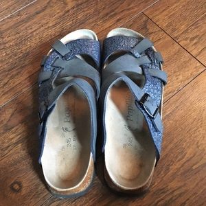 Navy Papillio by Birkenstock sandals