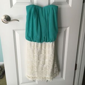Charlotte Russe strapless dress