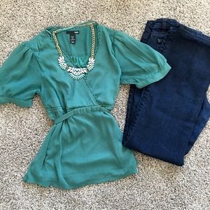H&M empire waist top