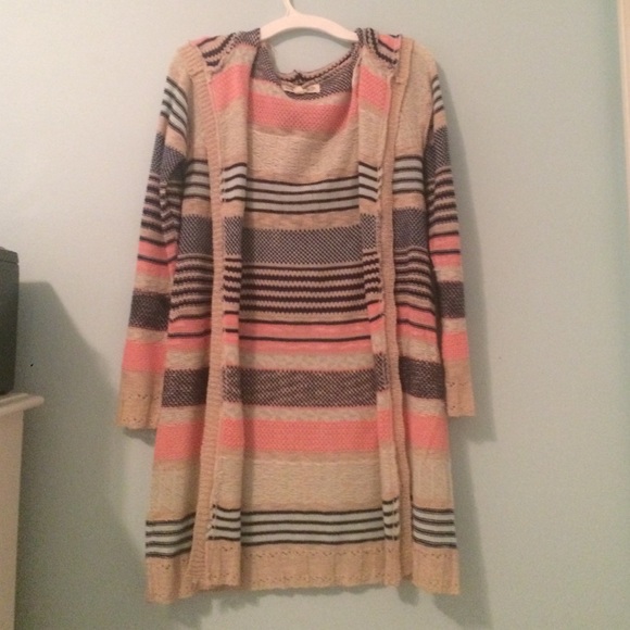 Multicolor Pink Rose cardigan