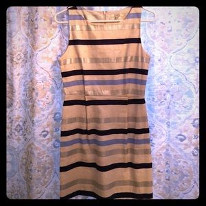 BB Dakota stripe linen dress