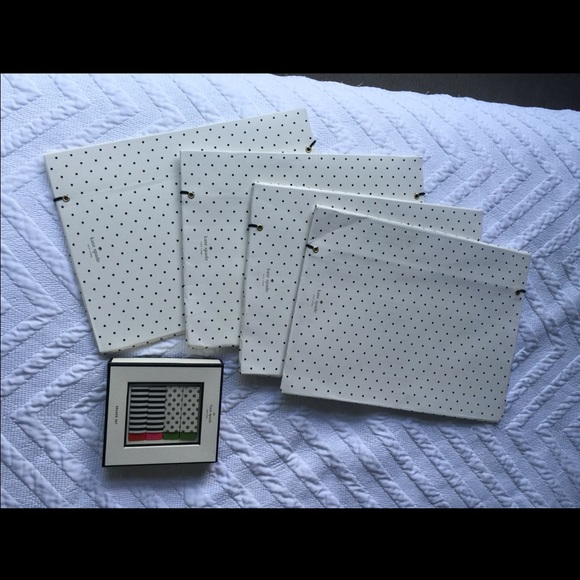 Kate spade folders and erasers