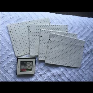 Kate spade folders and erasers