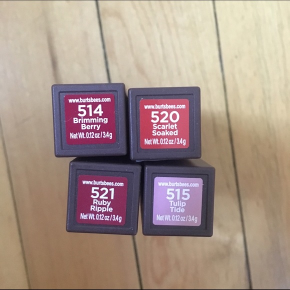burts bees lipstick bundle