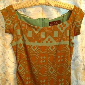 Nicole Miller tribal print cocktail dress!