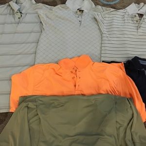 6 Men's assorted 3xl tall shirts