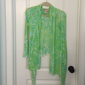Lilly Pulitzer wrap sweater
