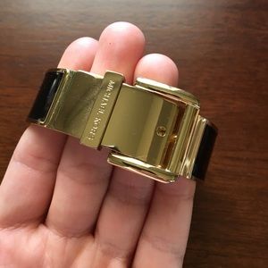 Michael Kors Black Buckle Bangle