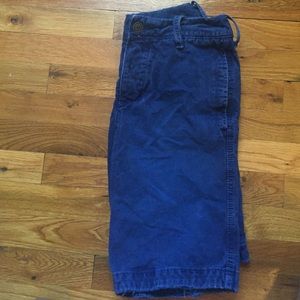 Abercrombie and Fitch khaki shorts.