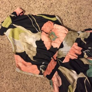 Gorgeously floral print maxi dress