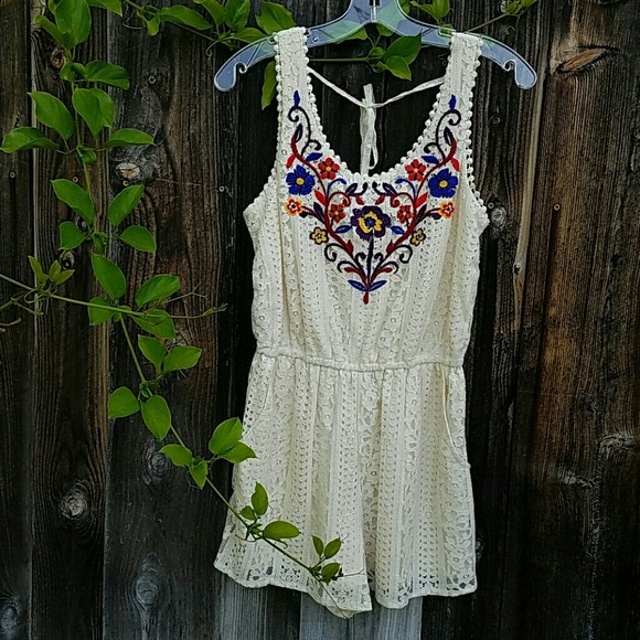 Lace romper