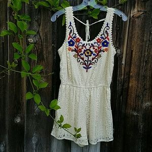 Lace romper