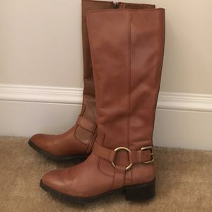 Chestnut riding boots
