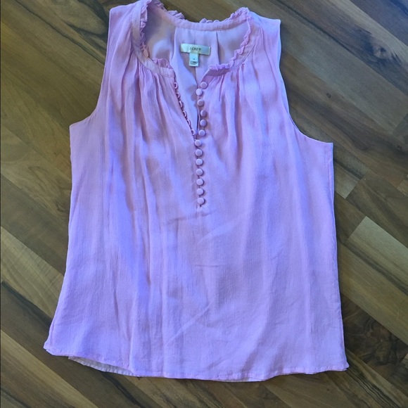 JCrew blouse tank. Worn once. Great condition.