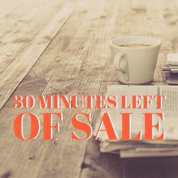 FIVE mins of flash sale prices !!!