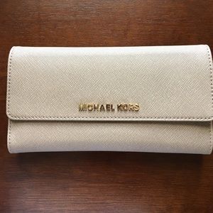 Michael Kors Leather Snap Wallet