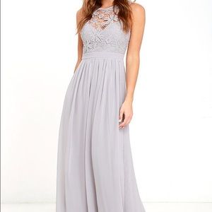 Grey Lulus Maxi Dress