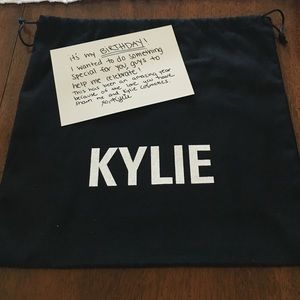 Kylie Limited Edition Birthday note and bag