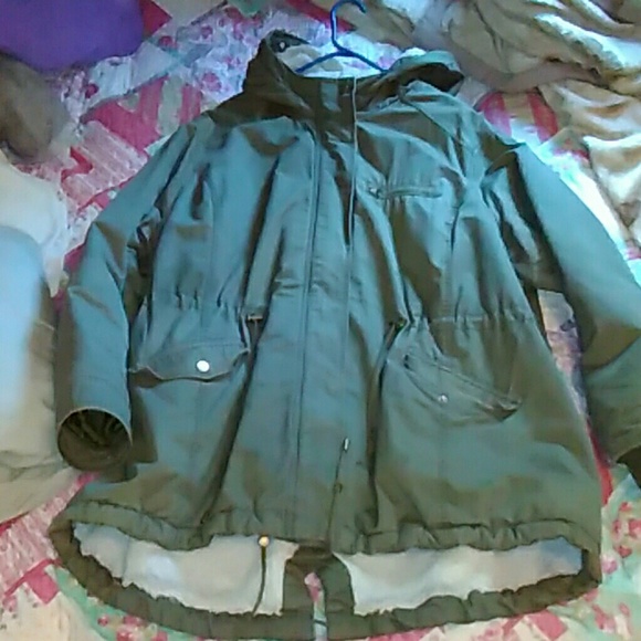Olive green H&M Parka Cost