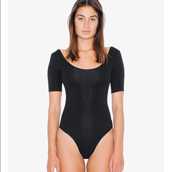 American Apparel Scoop-Back Bodysuit