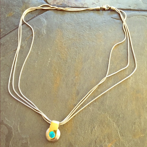 Silver necklace - Picture 1 of 2