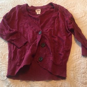 Fushcia boyfriend fit cardigan