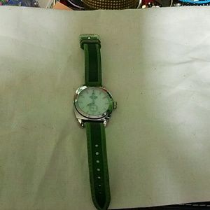 Coach leather band watch