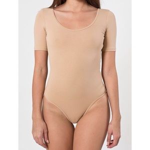 American Apparel Scoop-Back Bodysuit