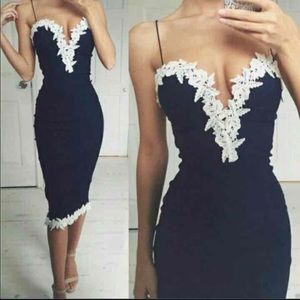 Floral lace BodyCon dress