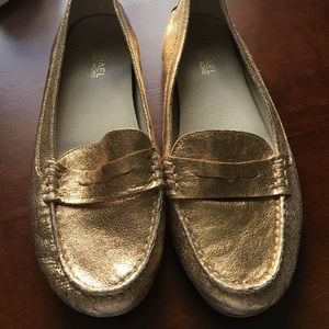 Michael Kors Gold Women's Loafer/Flat