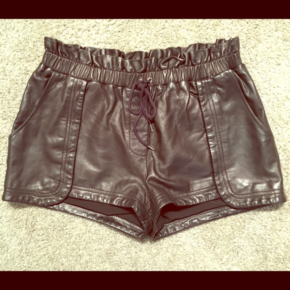 Rebecca Minkoff leather shorts