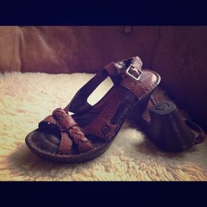 Born sling back sandals