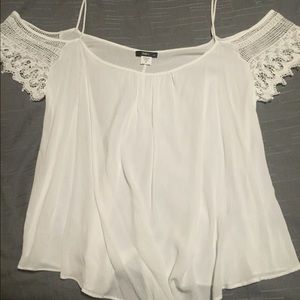 Lace ivory tank top, never worn.