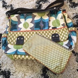 Fossil Key Per Messenger Bag with matching pouch