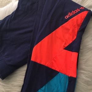 Navy blue archive collection adidas leggings