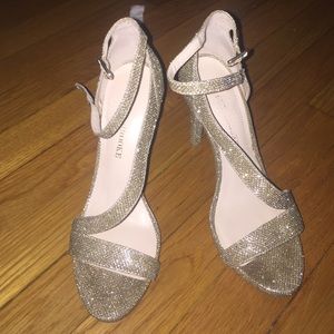 Gold Audrey Brooke heels