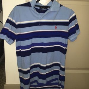 Red white blue polo shirt by Polo Ralph Luaren