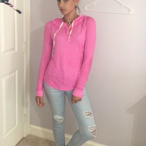 Pink soft hoodie