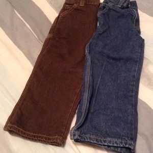 JUST REDUCED! Lot of two boys carpenter jeans 4T