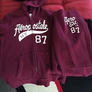 Maroon Aeropostale jogging outfit ❌❌SOLD❌❌