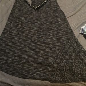 Tank top with beading