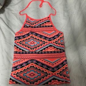 Halter beach shirt