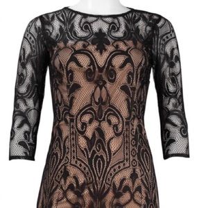 Black/Nude lace dress