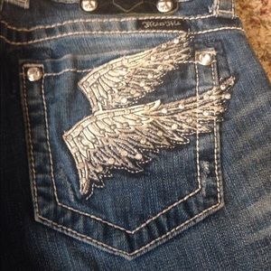 Straight leg Miss Me's! Like New! Long!