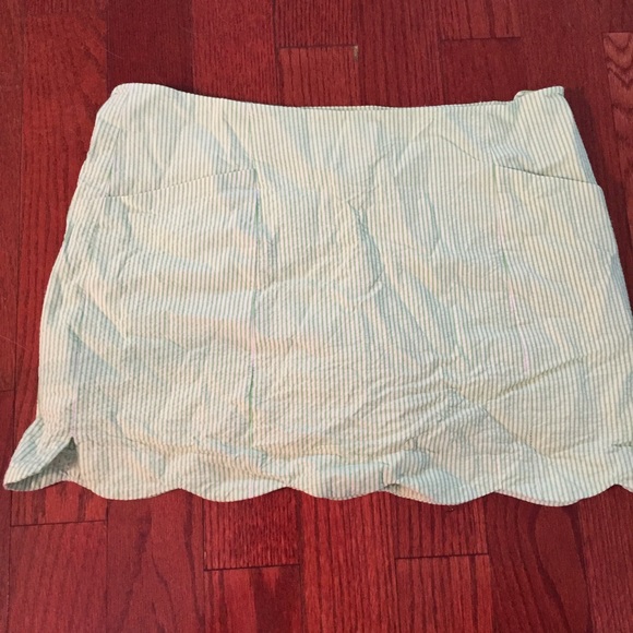 Lilly Pulitzer seersucker skort