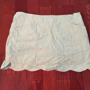 Lilly Pulitzer seersucker skort