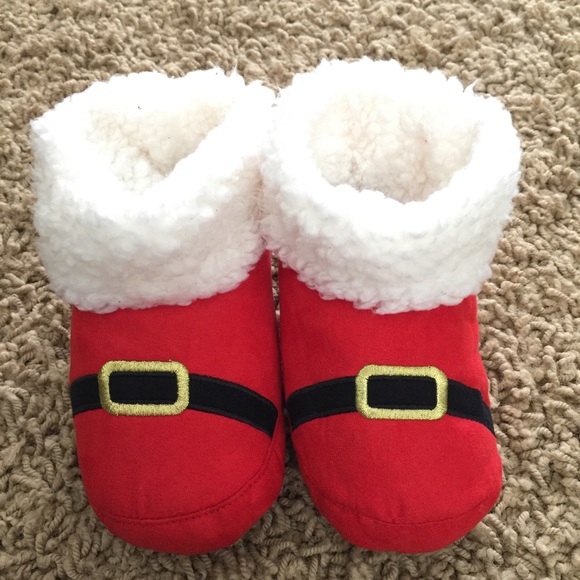 *Toddler* 4t-5t Santa Slippers